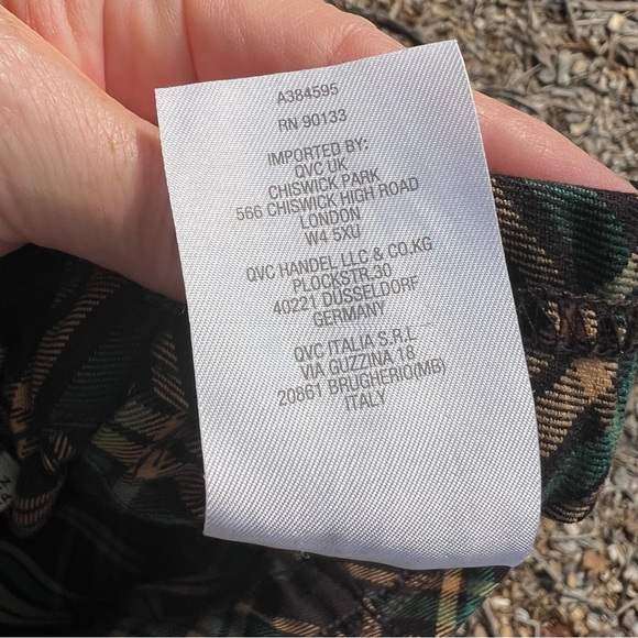 Joan Rivers Brown Plaid Fall Pants - Picture 8 of 8